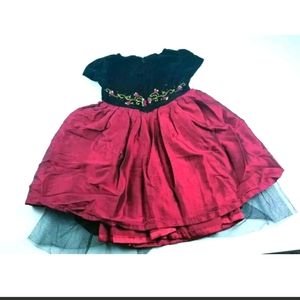 Max N Maddie 24 Months Red Dress Black Tulle #291